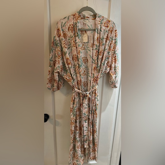 Cost Plus World Market Other - NEW World Market Floral Linen Robe